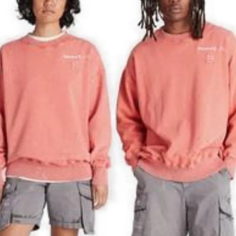 Timberland X A Cold Wall* Co branded Series Sweatshirts Unisex Pink-2