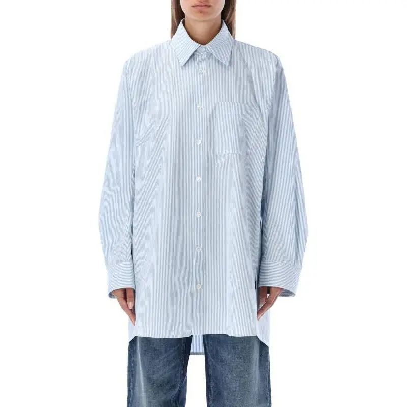 Bottega Veneta Striped Oversized Fit Shirt-2
