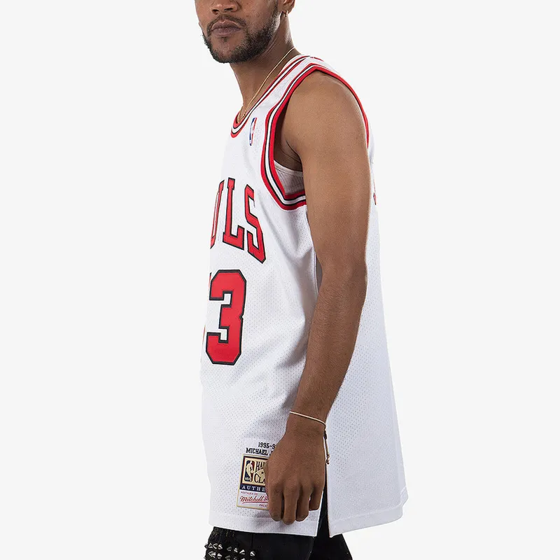Mitchell & Ness Basketball Jersey Men's White-4