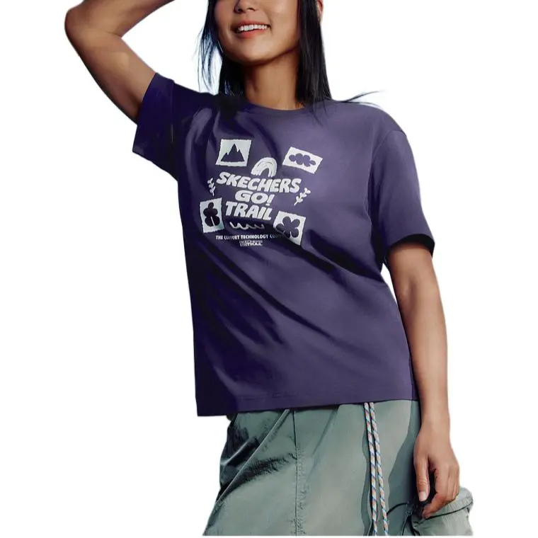 Skechers Wilderness Outdoor Collection Sorona T Shirt Women's Gothic Purple-2