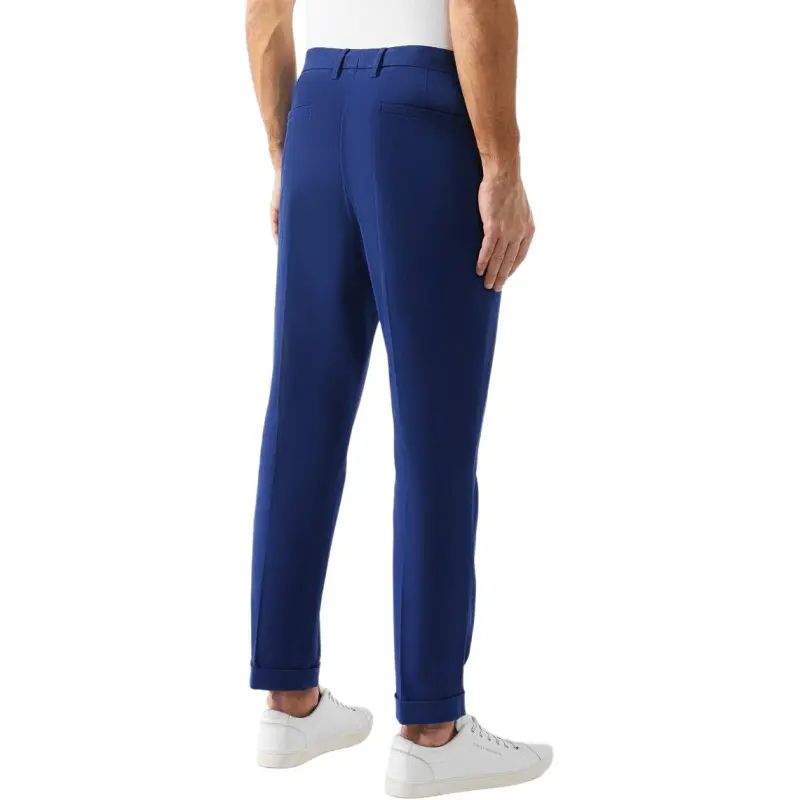 Zzegna Casual Pants Men Blue-3