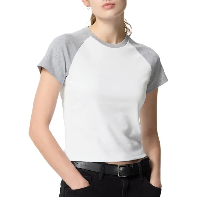 UNIQLO Raglan Sleeve T Shirt Women's Gray-1