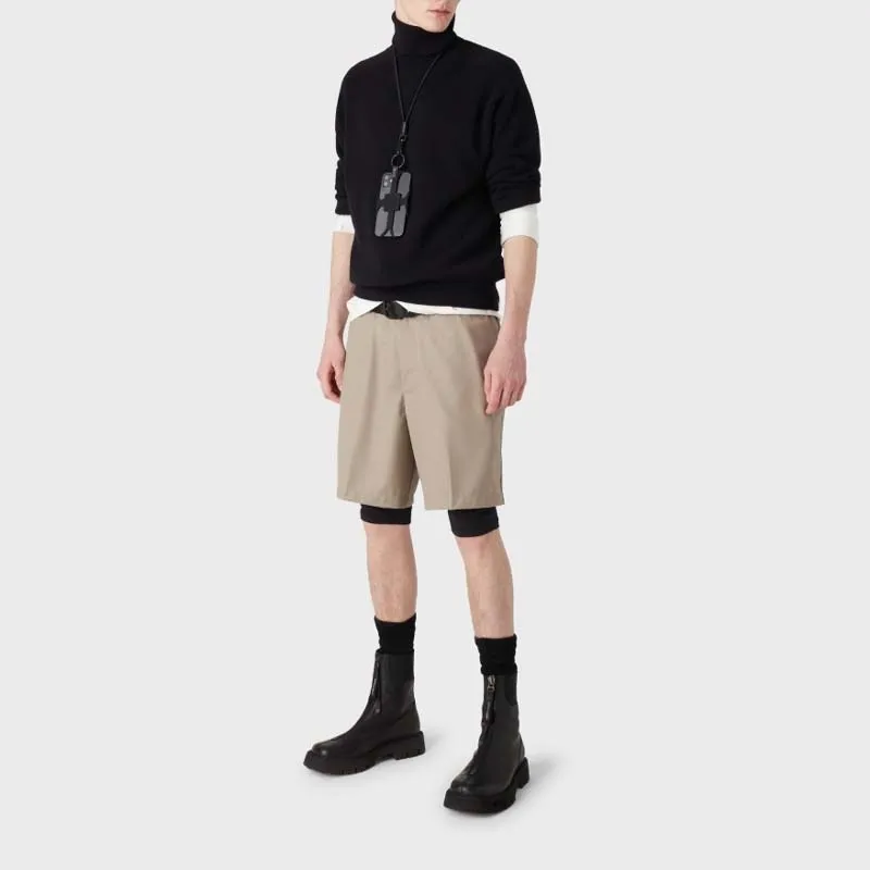 EMPORIO ARMANI SS23 Casual Shorts Men Khaki-1