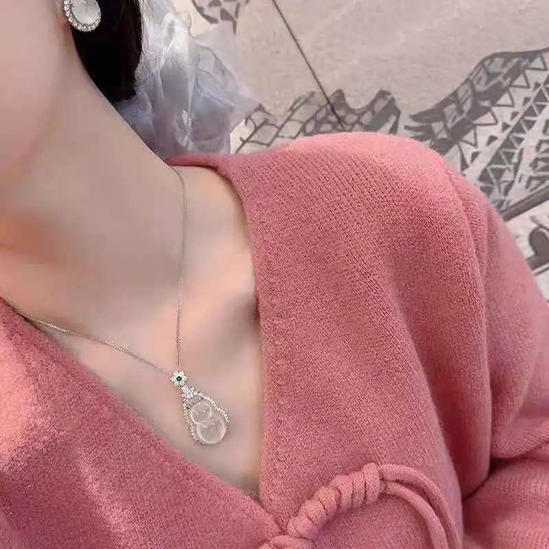 Grace Chalcedony Necklaces Women's-10