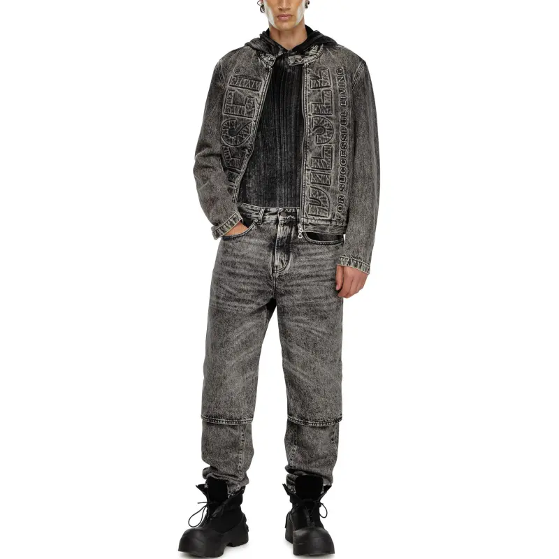 DIESEL FW24 Jeans Men's Black/Dark Gray-3