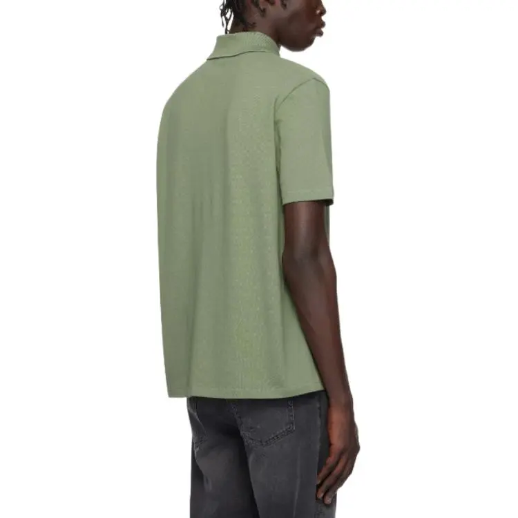 BALMAIN Logo Embroidered Short Sleeved Polo Shirt-1