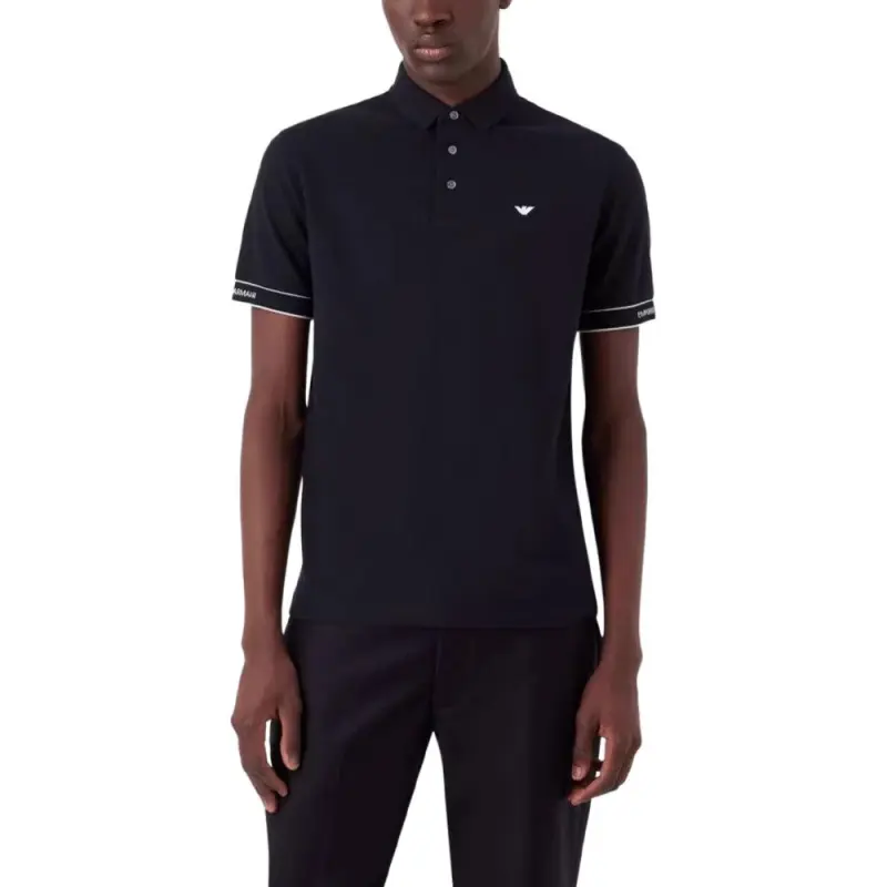 EMPORIO ARMANI Polo Shirts Men 09K1 Marine Blue-1