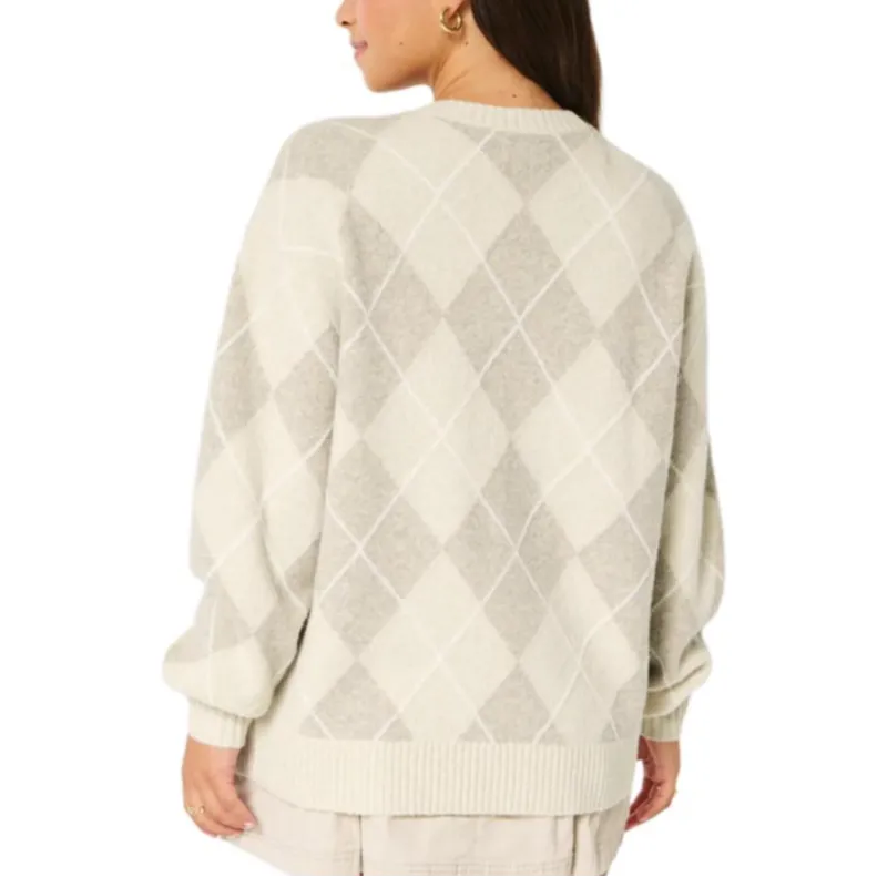 Hollister Sweater Women's Khaki-1