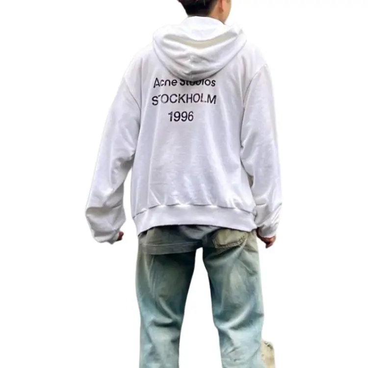 Acne Studios Sweatshirt Women's Mist White-4