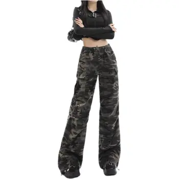 JASONWOOD Cargo Pants Women's Camouflage