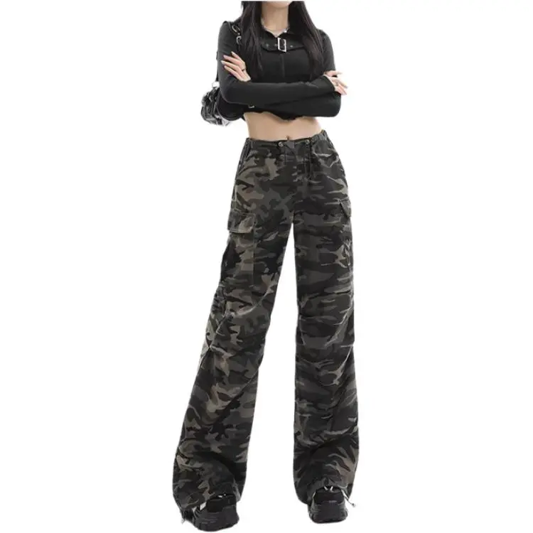 JASONWOOD Cargo Pants Women's Camouflage-0