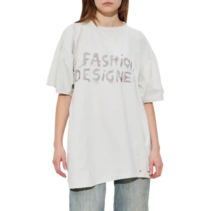 Balenciaga Distressed T shirt-2