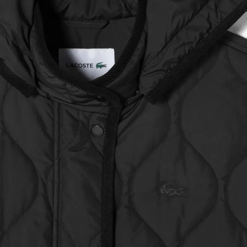 LACOSTE Puffer Jacket Women's Black-3