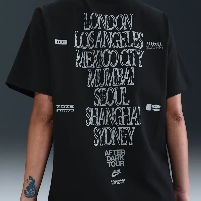 Nike After Dark Tour Women's Loose Short Sleeve T Shirt-3
