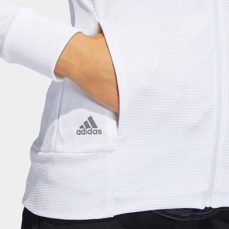 Adidas Free Shipping With AdiClub Textured Full Zip Jacket-5