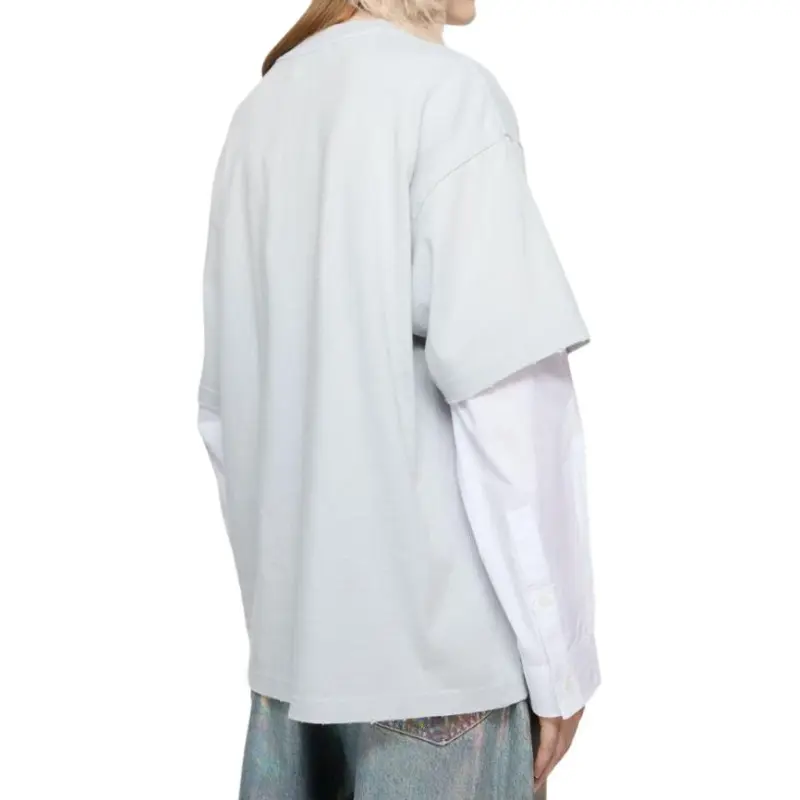 Acne Studios Printed Layered T shirt-3