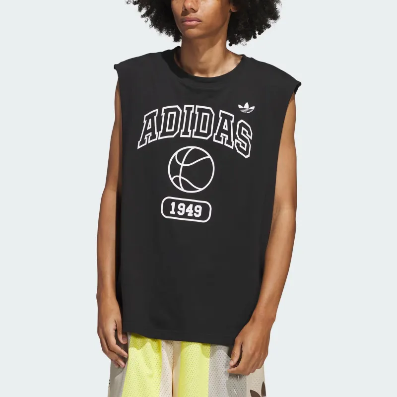 Adidas Originals TopGender Neutral Basketball Jersey Unisex Black/White-3