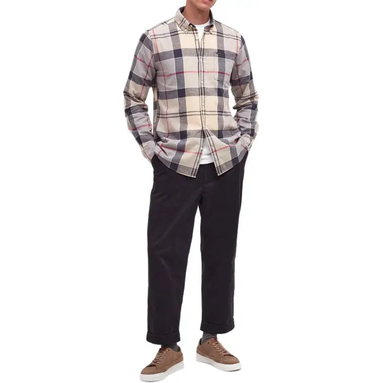 BARBOUR Shirts Men Gray-1