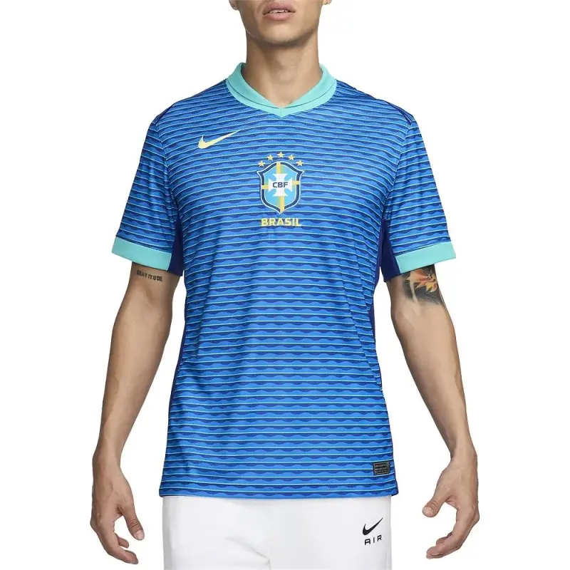 Nike Brazil 2024 Stadium Away Men's Nike Dri FIT Soccer Replica Jersey-2