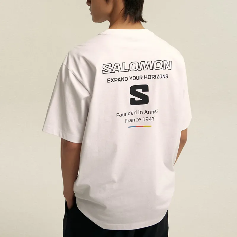 SALOMON UNI T Shirt Unisex White-3