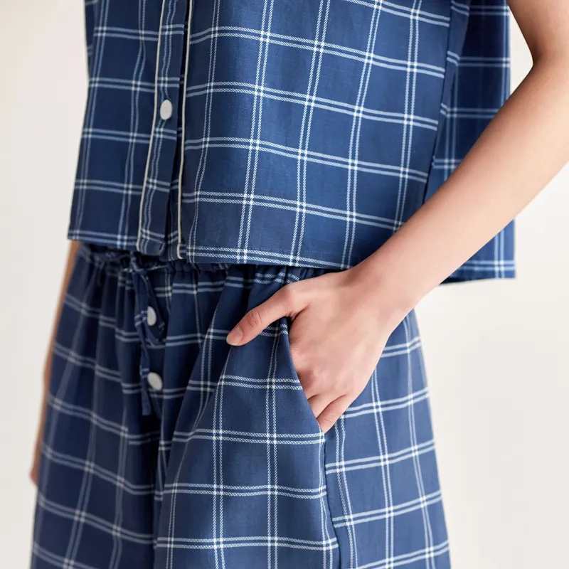 WANANNI Pajama Gift Box Women's Mountain Mist Blue-4