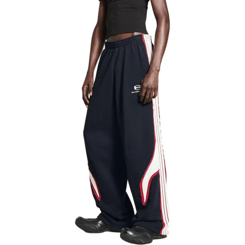 Balenciaga Knitted Sweatpants Loose Fit Men's Black-2