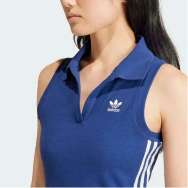 Adidas Originals Sleeveless Dress Women's Blue-4