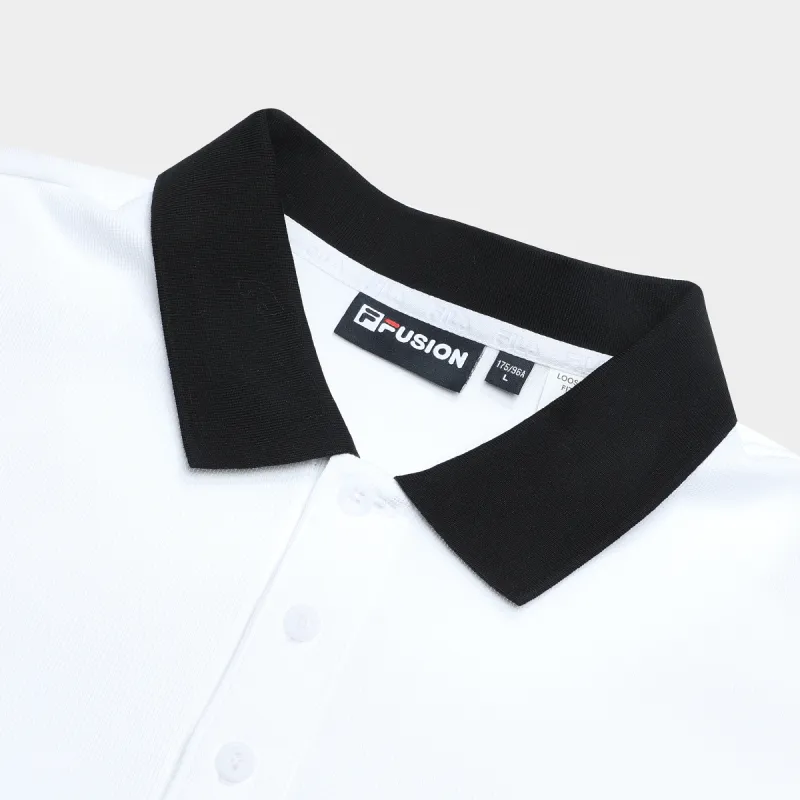 FILA FUSION Polo Shirt Men's White-2