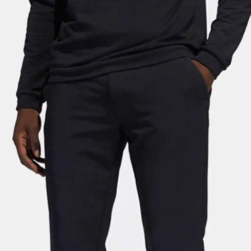 Adidas Knitted Sports Pants Men's Black-4