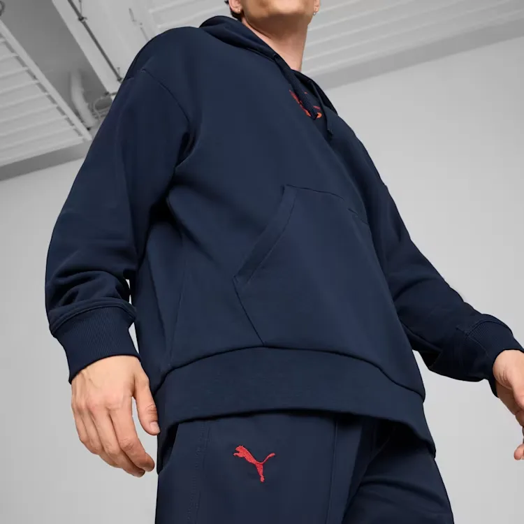 PUMA Porsche Legacy 911 Graphichoodie Sweatshirt Men's Marine Blue-4