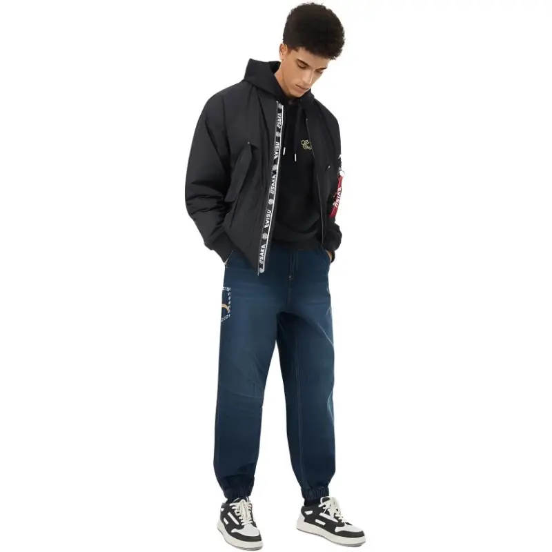 EVISU Casual Pants Men's Denim Blue-4