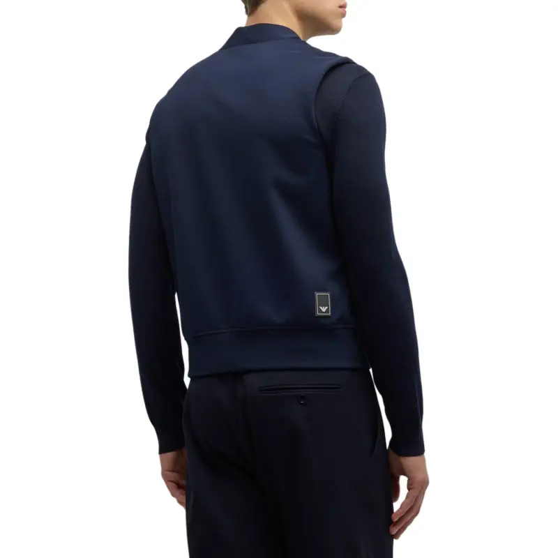 EMPORIO ARMANI Vests Men Marine Blue-2