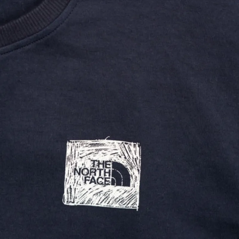 THE NORTH FACE Sweatshirt Fall Unisex Dark Blue-3