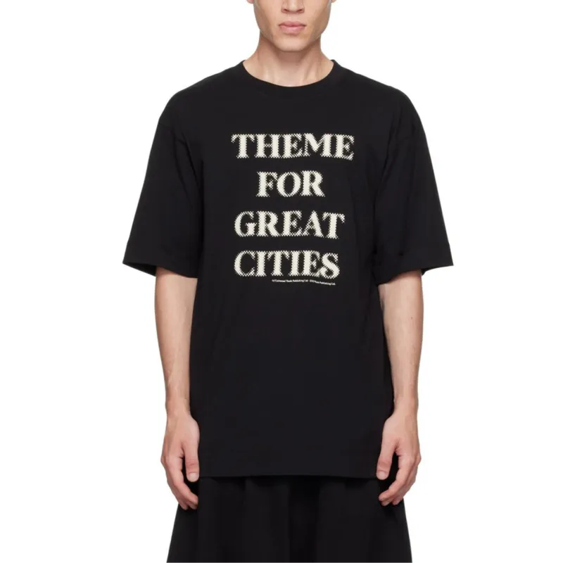 DRIES VAN NOTEN Slogan Printed Crewneck T Shirt-2