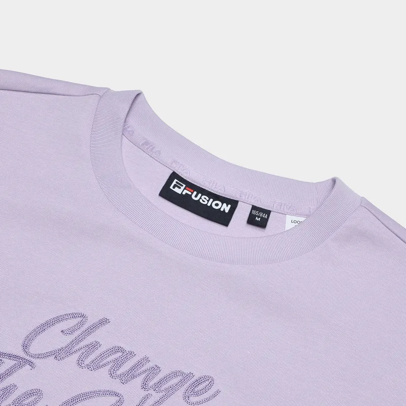 FILA FUSION Long Sleeved Dresses Women's Light Purple-5