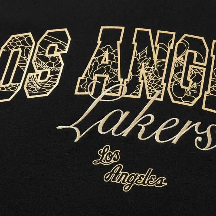 Mitchell & Ness x NBA Los Angeles Lakers SS25 Sweatshirt Unisex Black-2
