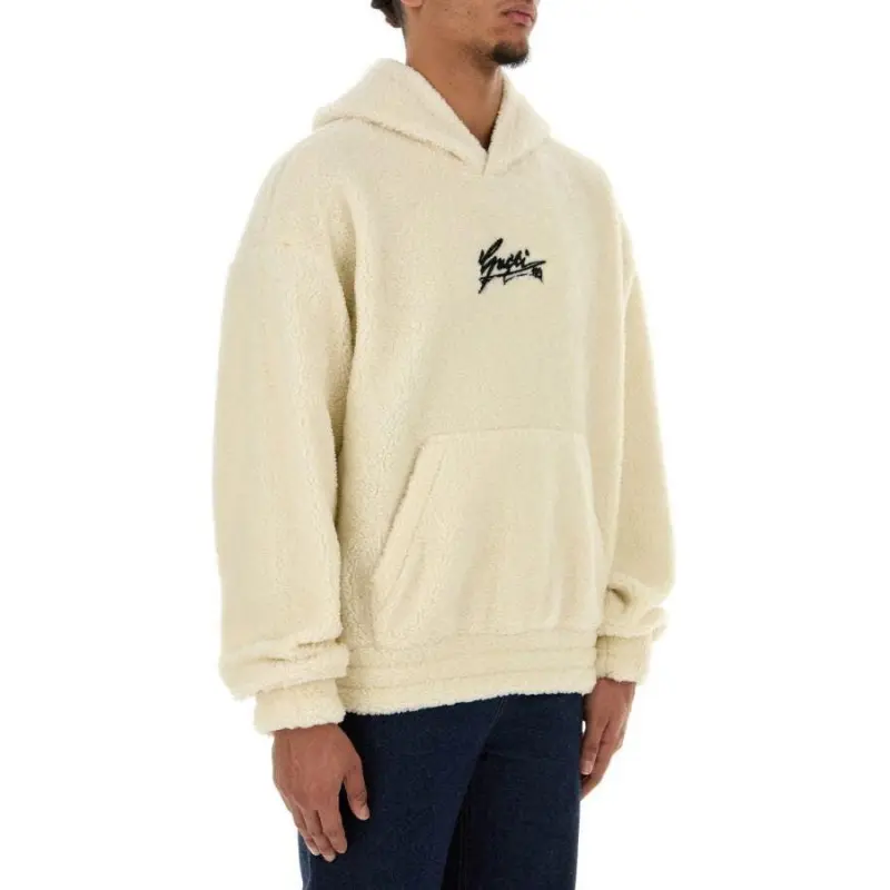 GUCCI Faux shearling Hoodie-2