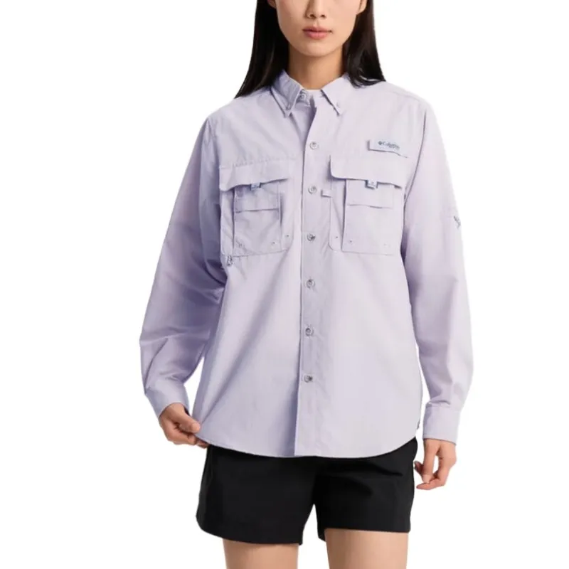 Columbia Fishing Collection Bahama Shirt Unisex Light Purple-1