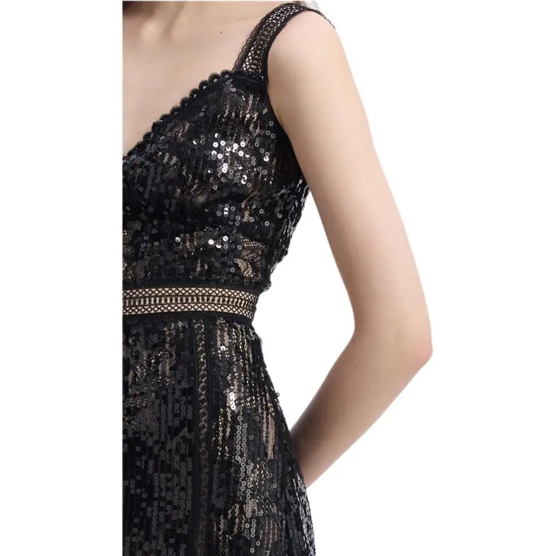Bebe Slip Dresses Women's Black-2