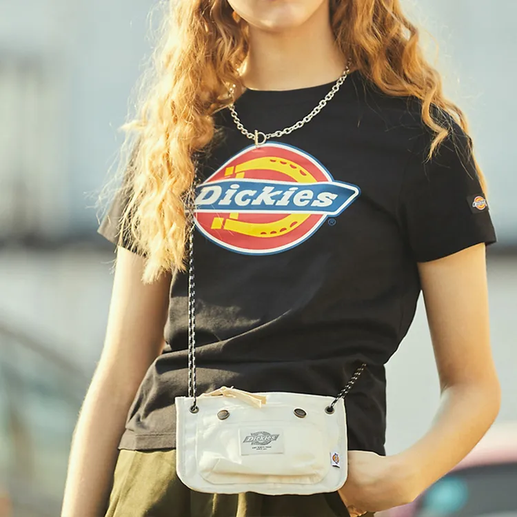 Dickies Drop Shoulder Sleeve T Shirt Women's Black-2