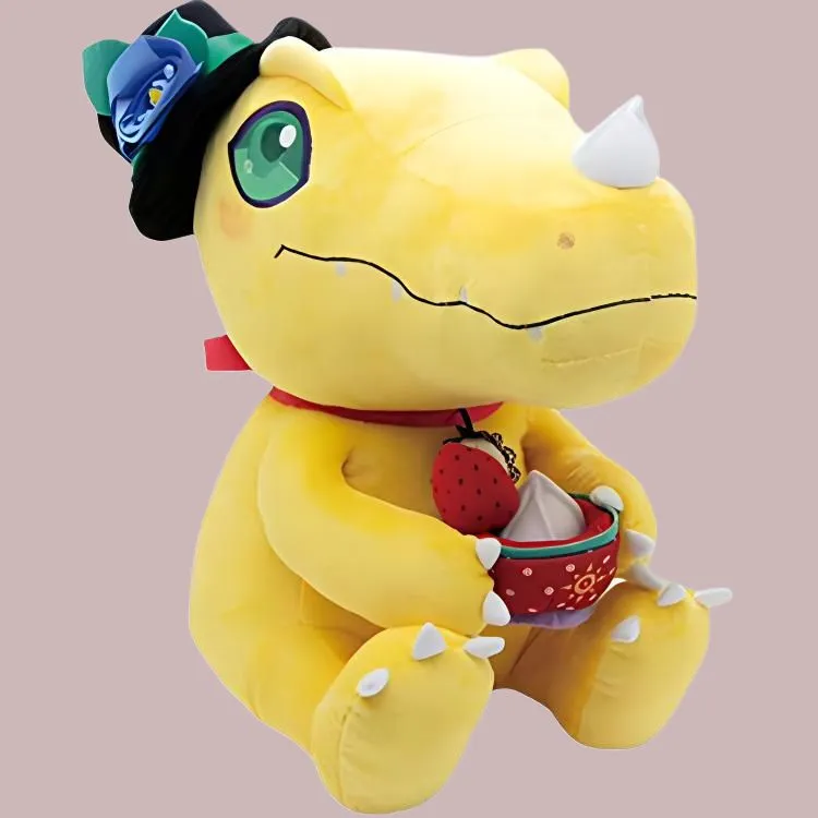 BANPRESTO Ichiban Kuji Digimon Fantasy Forest Collaboration Collection A Prize Agumon Dolls Plush Doll 40cm High-3