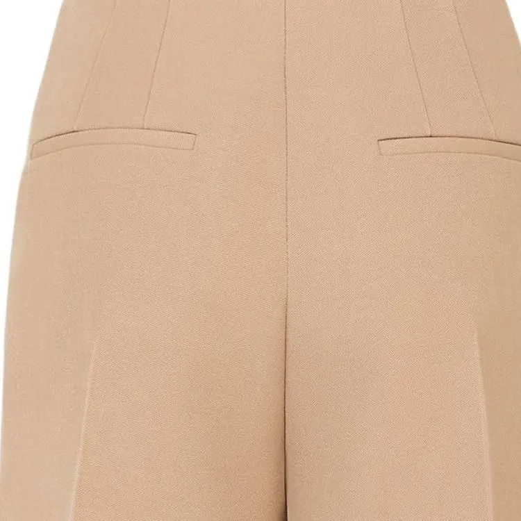 FENDI Mini Skirt Effect Straight Cut Shorts-4