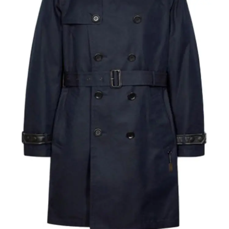 COACH Trench Coat Men's Marine Blue-7