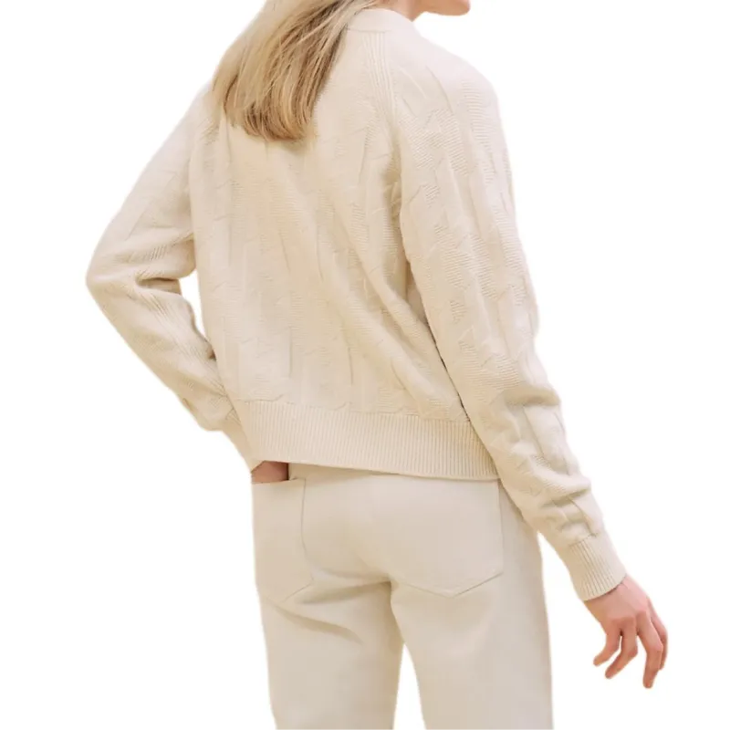 HERMES FW24 Knitwear Women's Natural White-1