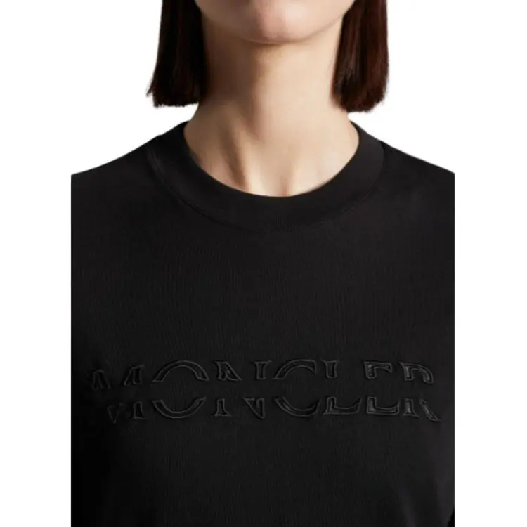 Moncler Logo-Embroidered Roundneck Top-3