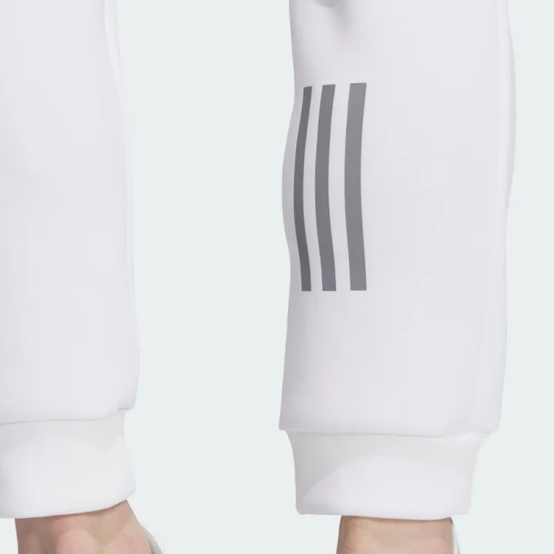 Adidas AEROREADY Knitted Sweatpants Men's White-4