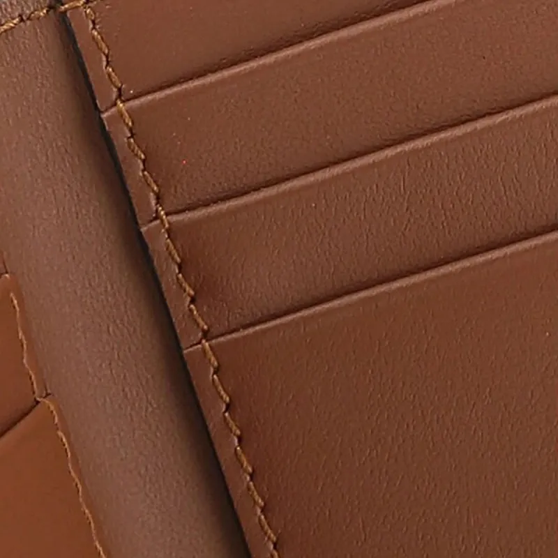 Burberry Polyurethane Wallet Men's Brown-3