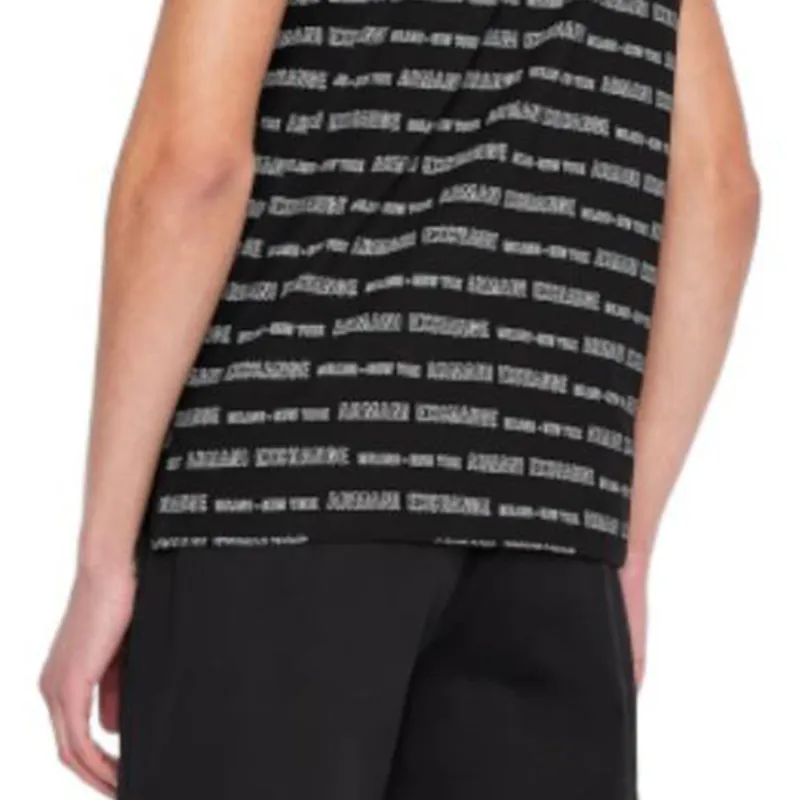 ARMANI EXCHANGEAE SS22 T Shirt Men's Black-3