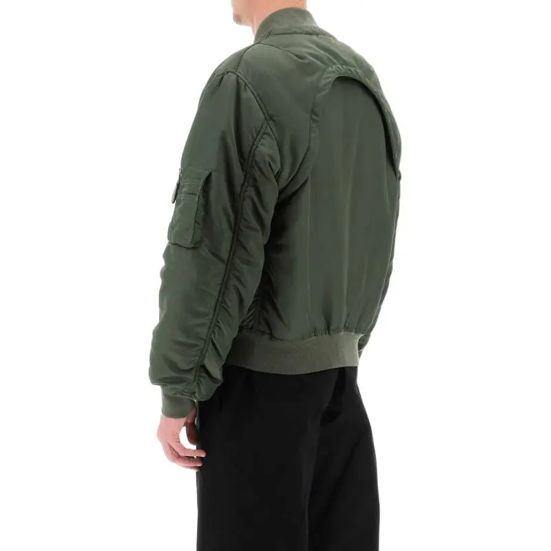 Alexander McQueen Zip Up Bomber Jacket-3