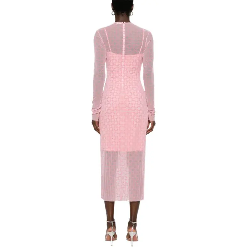 Givenchy Flocked logo Midi Dress-2